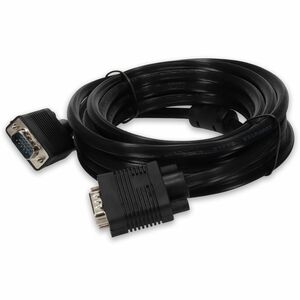 AddOn 6ft VGA Male to VGA Male Black Cable For Resolution Up to 1920x1200 (WUXGA) - 6 ft VGA A/V Cable for Audio/Video Dev