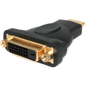 StarTech.com Adaptateur HDMI® vers DVI-D - Convertisseur HDMI DVI - M/F - Doré Connecteur - Noir