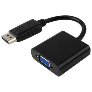 4XEM 9in DisplayPort To VGA M/F Adapter Cable - 1.18 ft DisplayPort/VGA Video Cable for Video Device, Monitor, Projector -