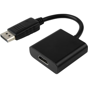 4XEM 8 Inch DisplayPort Male To HDMI Female Adapter - 10" DisplayPort/HDMI A/V Cable for Audio/Video Device, TV, Monitor, 