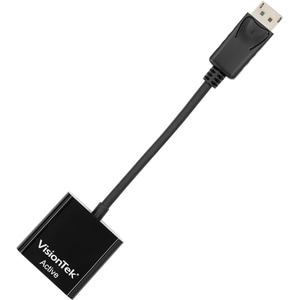 VisionTek DisplayPort to VGA Active Adapter (M/F) - DisplayPort to VGA Active adapter - DP to VGA Adapter Male to Female 5