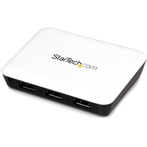 StarTech.com USB 3.0 to Gigabit Ethernet NIC Network Adapter with 3 Port Hub - White - 3 Total USB Port(s) - 3 USB 3.0 Por