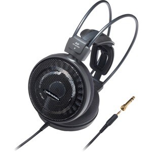 Audio-Technica ATH-AD700X Audiophile Open-air Headphones - Stereo - Black - Mini-phone (3.5mm) - Wired - 38 Ohm - 5 Hz 30 