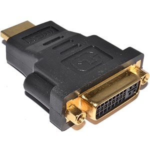 4XEM HDMI Male To DVI-D Female Gold Plated Video Adapter - 1 Pack - 1 x HDMI Digital Audio/Video Male - 1 x DVI-D Digital 