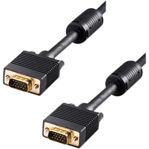 4XEM 3FT High Quality Dual Ferrite M/M VGA Cable - 3 ft VGA Video Cable for Video Device, Monitor - First End: 1 x 15-pin 