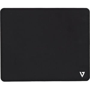 V7 Mouse Pad - 200 mm x 230 mm Dimension - Black - Jersey, Rubber