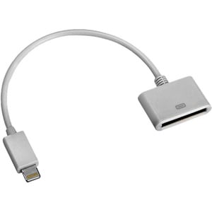 4XEM Lightning To 30-Pin Adapter Cable For iPhone/iPod/iPad - 8" Lightning/Proprietary Data Transfer Cable for iPhone, iPo