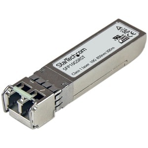 StarTech.com Cisco SFP-10G-SR Compatible SFP+ Module - 10GBASE-SR - 10GE Gigabit Ethernet SFP+ 10GbE Multimode Fiber MMF Optic Transceiver - Cisco SFP-10G-SR Compatible SFP+ - 10GBASE-SR 10 Gbps - 10GbE Module - 10GE Gigabit Ethernet SFP+ 850nm - Multi Mode (MMF) Transceiver - 300m (984ft) - LC Connector DDM - Hot-Swappable & MSA Compliant - Lifetime Warranty