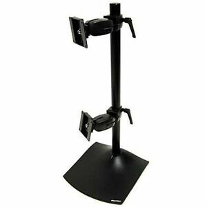DS100 Dual-Monitor Desk Stand, Vertical (Black)