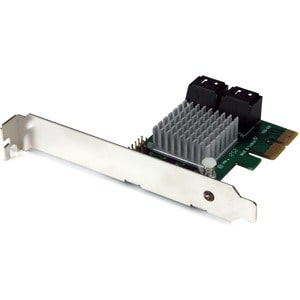 StarTech.com 4 Port PCI Express 2.0 SATA III 6Gbps RAID Controller Card with HyperDuo SSD Tiering - RAID Supported - JBOD,