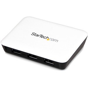 StarTech.com USB/Ethernet Combo Hub - USB - External - 3 Total USB Port(s) - 3 USB 3.0 Port(s)1 Network (RJ-45) Port(s) - 