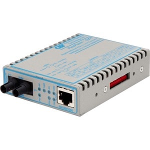 FlexPoint 10/100/1000 Gigabit Ethernet Fiber Media Converter RJ45 ST Multimode 550m - 1 x 10/100/1000BASE-T; 1 x 1000BASE-