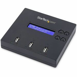 StarTech.com Standalone 1 to 2 USB Thumb Drive Duplicator/Eraser, USB Flash Drive Copier/Cloner, Sector-by-Sector Copy, Sa