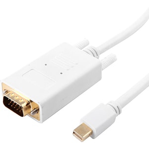 4XEM 6FT Mini DisplayPort Male to VGA Male - 6 ft Mini DisplayPort/VGA Video Cable for Audio/Video Device, Monitor, TV - F