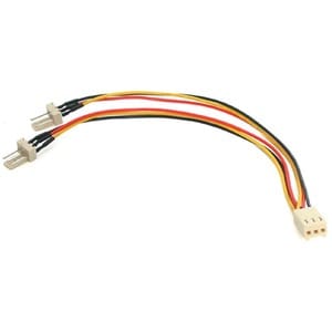 StarTech.com Câble Y d'alimentation pour Ventilateur TX3 - Câble Répartiteur 3 broches pour PC -15cm - 6" - TX3 - TX3