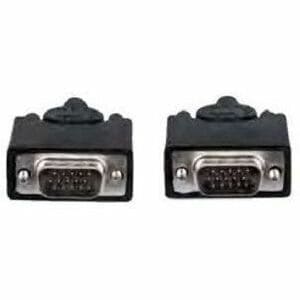 CABLE SVGA PARA MONITOR 5MM HD15M-M 1.8M - Cable for Monitor, Dispositivo de Vídeo - Negro