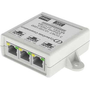 CyberData 3-Port Gigabit Ethernet Switch - 3 Ports - Gigabit Ethernet - 10/100/1000Base-T - 2 Layer Supported - Twisted Pair - Wall Mountable - 2 Year Limited Warranty