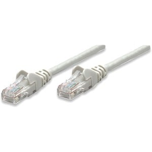 Intellinet Network Patch Cable, Cat5e, 10m, Grey, CCA, U/UTP, PVC, RJ45, Gold Plated Contacts, Snagless, Booted, Lifetime 