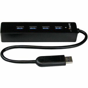 StarTech.com Hub portatile USB 3.0 SuperSpeed a 4 porte - Perno e concentratore per notebook o Ultrabook USB 3.0 con cavo 