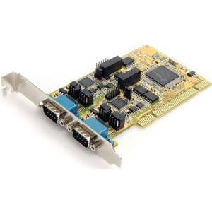 StarTech.com 2 Port RS232/422/485 PCI Serial Adapter w/ ESD - Universal PCI - PC - 2 x Number of Serial Ports External