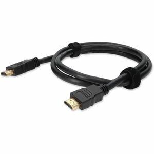 10ft HDMI 1.4 Male to HDMI 1.4 Male Black Cable For Resolution Up to 4096x2160 (DCI 4K) - 100% compatible and guaranteed t