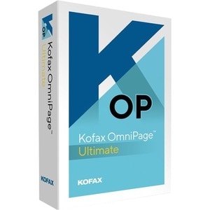 Kofax OmniPage v.19.0 Ultimate - Upgrade Package - 1 User - Academic - OCR Utility - DVD-ROM - English - PC - Windows Supp
