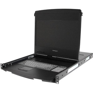 StarTech.com 1U 17" HD 1080p Dual Rail Rackmount Widescreen LCD Console - Monitor or control server equipment from a centr