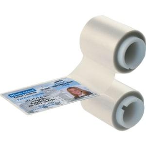 Zebra Laminierrolle - Laminating Pouch/Sheet Size: 25,4 µm Dicke - für ID-Karte - Glasklar - 750 / Rolle