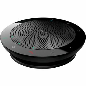 Jabra Speak 510+ MS Wired/Wireless Bluetooth Speakerphone - Skype for Business - Black - 4 Meeting Persons Capacity - Omni