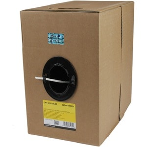 StarTech.com Bulk Cat 5e Ethernet Cable - 1000 ft. (304,8m) - Solid - CMR-Rated - White - TAA Compliant - 1000 ft. (304,8m