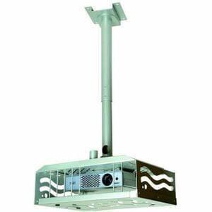 Fixation au plafond Erard Pro FUSION pour Projecteur - Argenté - Réglable en hauteur - 20 kg Max - Acier