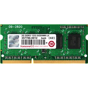 Transcend DDR3L 1600 SO-DIMM 8GB 11-11-11 2Rx8 1.35V - For Notebook - 8 GB - DDR3-1600/PC3-12800 DDR3 SDRAM - 1600 MHz - C