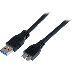 StarTech.com 1m (3ft) Certified SuperSpeed USB 3.0 (5Gbps) A to Micro B Cable - M/M - Connect your Micro-B USB 3.0 devices