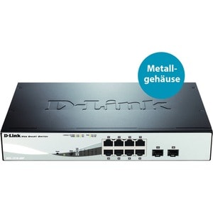 8-Porte Gigabit PoE Smart Managed Switch con 2 porte SFP Layer 2 