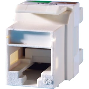 Ortronics Category 5e Keystone Jack, Blue - 1 - 1 x RJ-45 Network Female - Blue