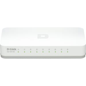 Commutateur Ethernet D-Link GO-SW-8E 8 Ports - 10/100Base-TX - 2 Couche supportée - Paire torsadée - Bureau