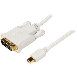 StarTech.com 10 ft Mini DisplayPort to DVI Adapter Converter Cable - Mini DP to DVI 1920x1200 - White - Cable for Video De