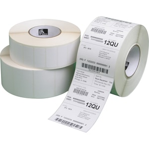 Zebra Z-Perform Multipurpose Label - 102 mm Width x 64 mm Length - Permanent Adhesive - Thermal Transfer - Bright White - 