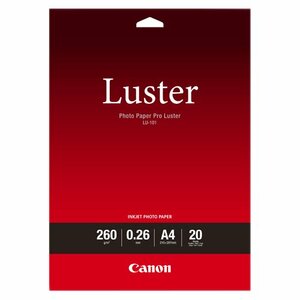 LU-101 A3+ 20 SHEETS LUSTER PAPER