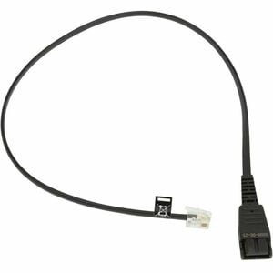 Jabra 8800-00-25 Quick Disconnect/RJ-11 Audio Cable - 1 Each - Cable for Headset, Switch - First End: Quick Disconnect - Second End: RJ-11 Phone - Male