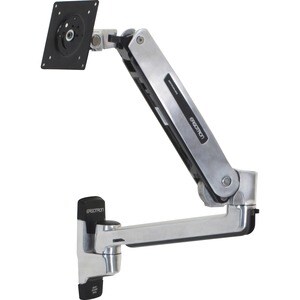 Ergotron Wandhalterung für Flachbildschirm - Poliertes Aluminium - Höhenverstellbar - Bildschirmgröße: 106,7 cm (42 Zoll) 