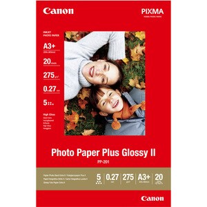 Canon Photo Paper Plus PP-201 Fotopapier - 254 mm x 381 mm - 260 g/m² Grammage - Hochglanz - 50er Pack - Schnelltrocknend