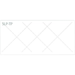 Etichetta di sicurezza Seiko SLP-TP - 54 mm Larghezza x 25 mm Lunghezza - Rettangolo - Termica diretta - Bianco - Antimano