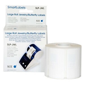 Etichetta gioielli Seiko SLP-JWL - 11 mm Larghezza x 51,50 mm Lunghezza - Rettangolo - Termica diretta - Bianco - 1050 / R