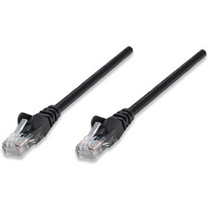 Network Patch Cable, Cat5e, 10m, Black, CCA, U/UTP, PVC, RJ45, Gold Plated Contacts, Snagless, Booted, Lifetime Warranty, 