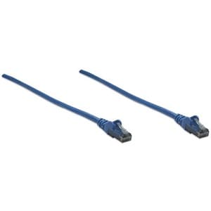 Network Patch Cable, Cat6, 10m, Blue, CCA, U/UTP, PVC, RJ45, Gold Plated Contacts, Snagless, Booted, Lifetime Warranty, Po