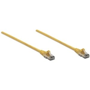 Network Patch Cable, Cat6, 10m, Yellow, CCA, U/UTP, PVC, RJ45, Gold Plated Contacts, Snagless, Booted, Lifetime Warranty, 