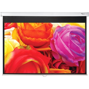 Optoma Manual DS-1123PMG+ 312.4 cm (123") Manual Projection Screen - Front Projection - 16:10 - Matte White - 166 cm (65.4