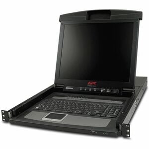 17 Rack LCD Console with Integrated 8 Port Analog KVM Switch