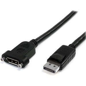 StarTech.com Cavo DisplayPort da 1m, Video 4K x 2K, Prolunga DisplayPort 1.2 da Maschio a Femmina, Cavo di Prolunga DP, Bi